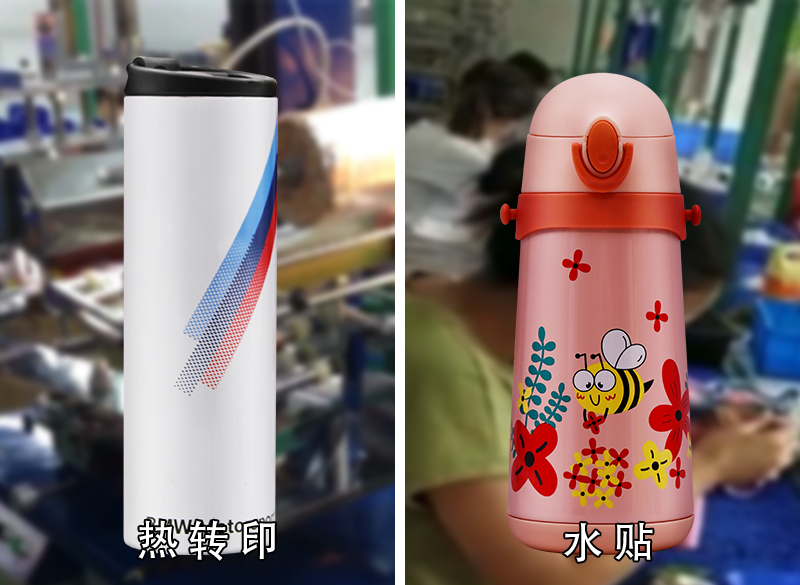 热转印与水贴工艺的各种费用的对比